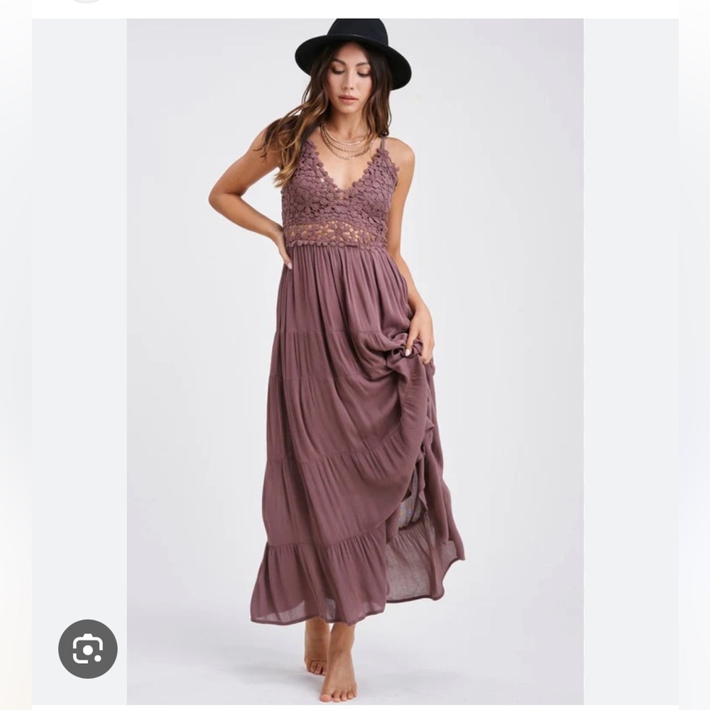 La Miel Bohemian Sundress With Adjustable Straps